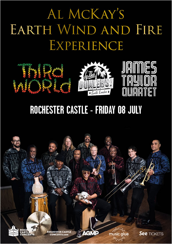 Rochester Castle Concerts Presents July 8, 2022 Al McKay